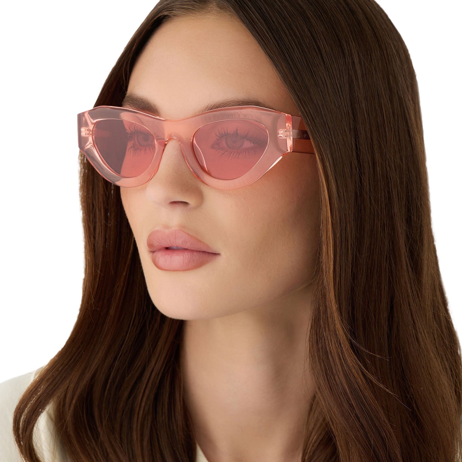 LUCY - PASTEL PINK + ROSE SUNGLASSES - Image 6