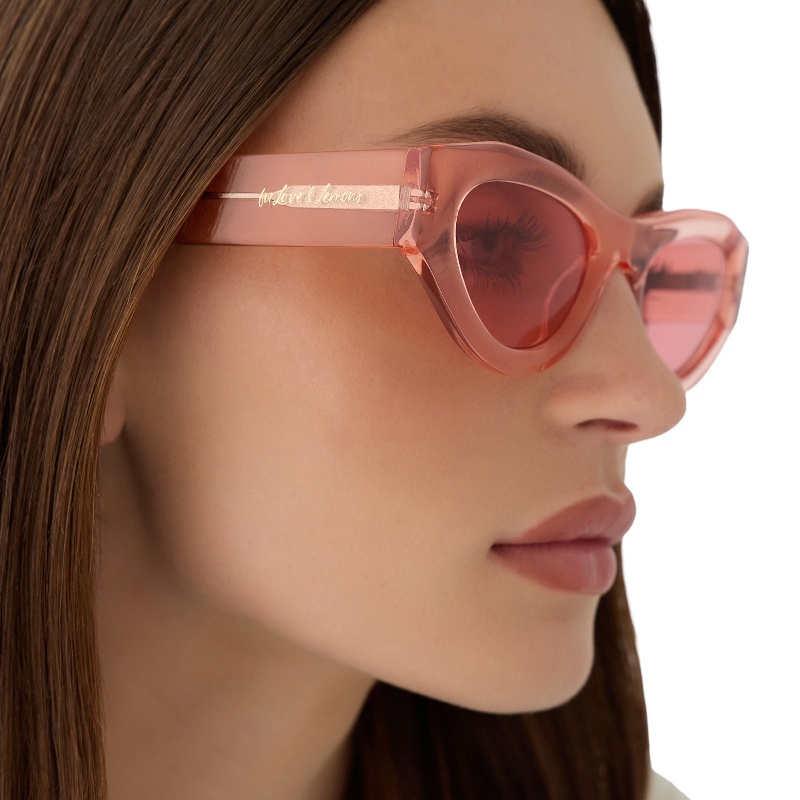 LUCY - PASTEL PINK + ROSE SUNGLASSES - Image 7