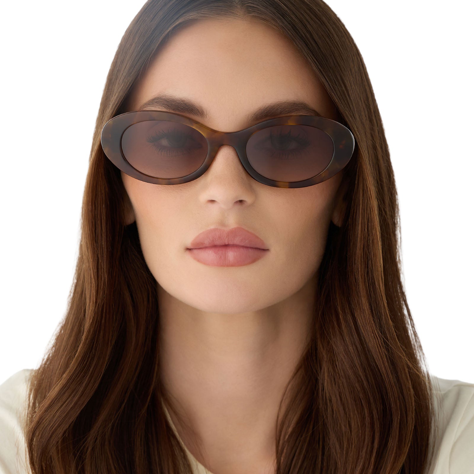 SABRINA - HONEY TORTOISE + BROWN GRADIENT SUNGLASSES - Image 5