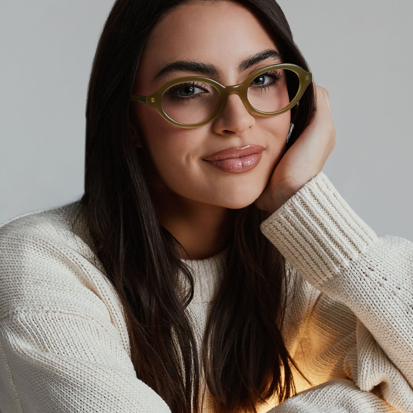 JULIA - OAKMOSS GREEN + GLASSES - Image 6