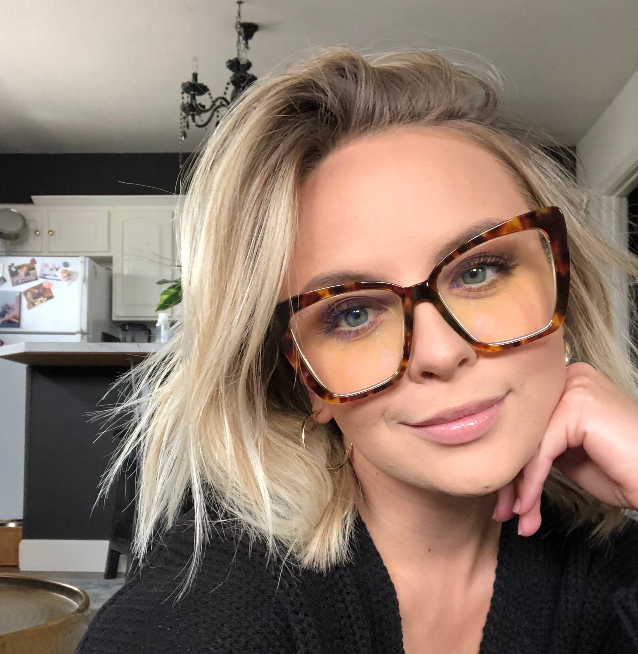 BECKY IV - VINTAGE CRYSTAL + BLUE LIGHT TECHNOLOGY GLASSES - Image 9