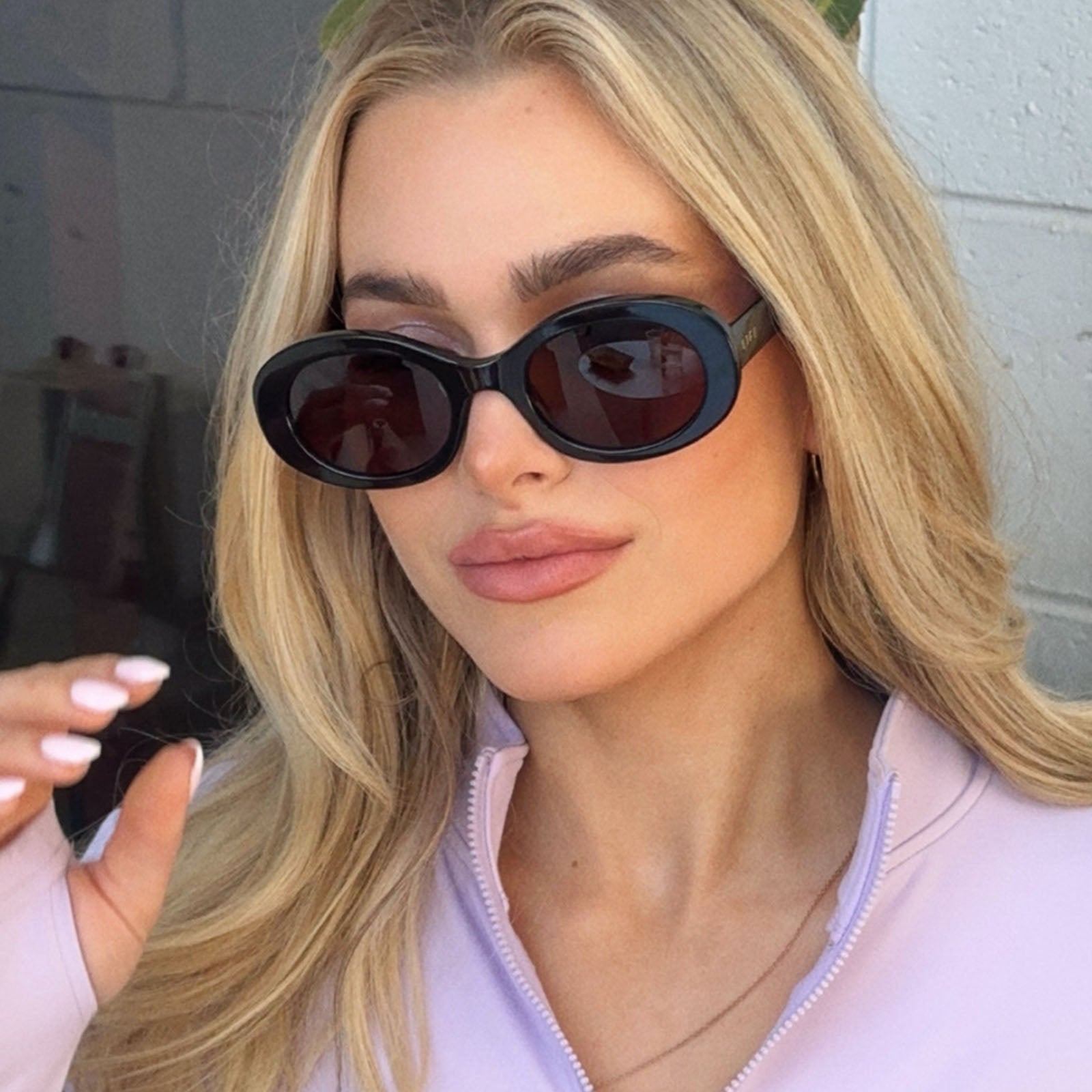 LAINEY - BLACK + BROWN + POLARIZED SUNGLASSES - Image 9
