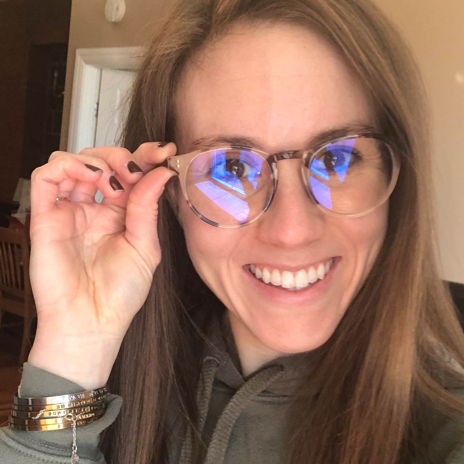 SAWYER - CREAM TORTOISE + BLUE LIGHT TECHNOLOGY GLASSES - Image 5