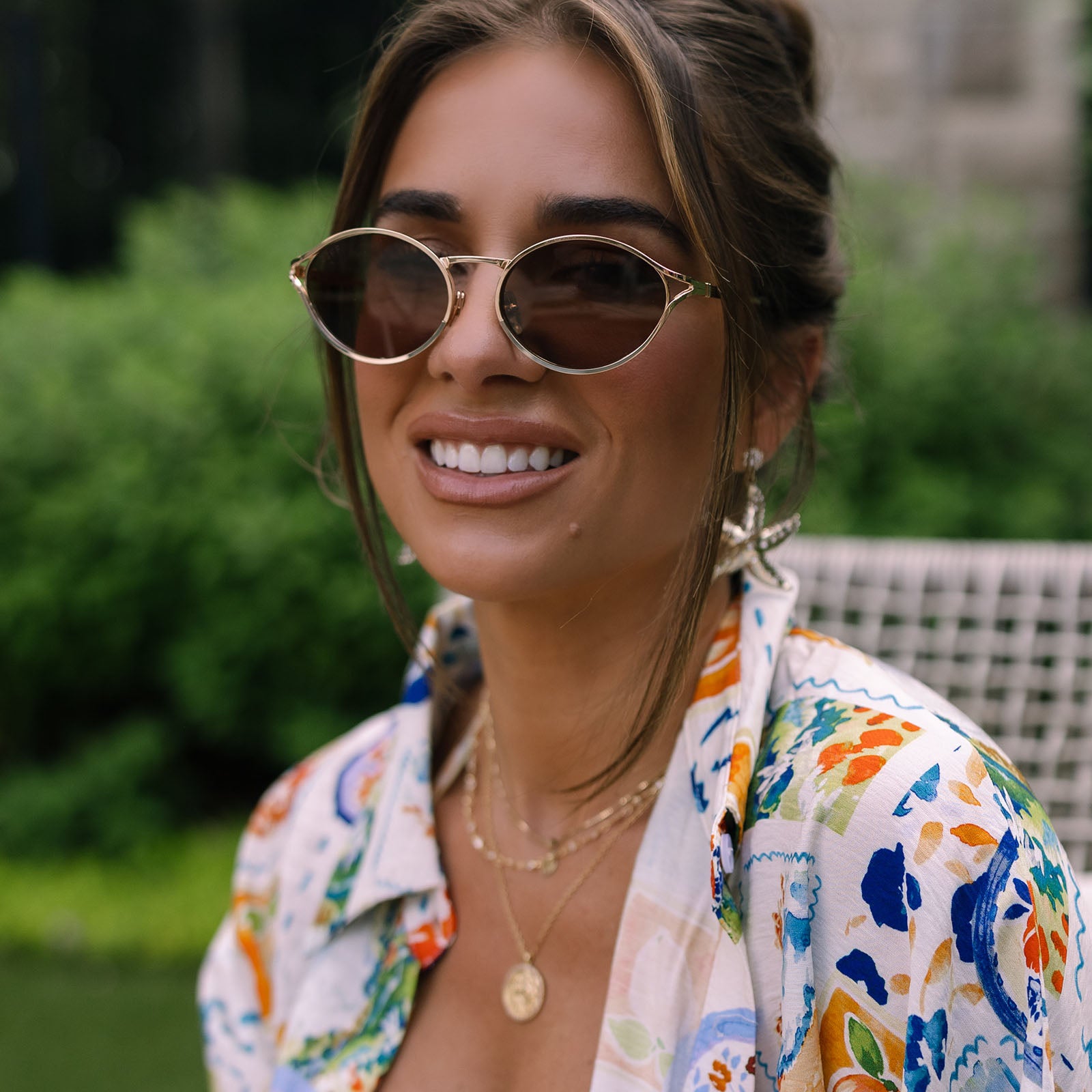 JESSIE JAMES DECKER - LIMONCELLO + GOLD + BROWN SUNGLASSES - Image 6