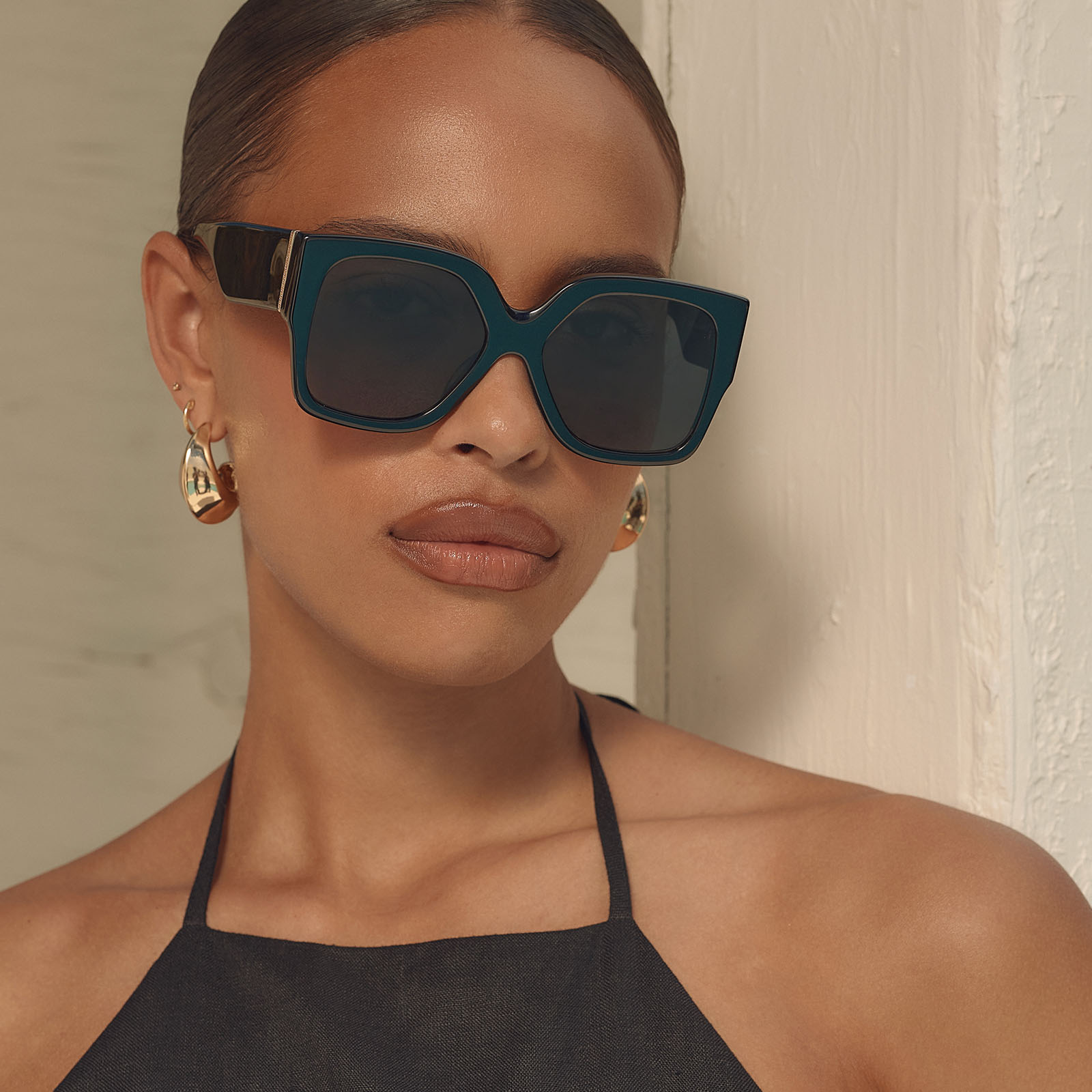 LIVIA - BLACK + GREY + POLARIZED SUNGLASSES - Image 7