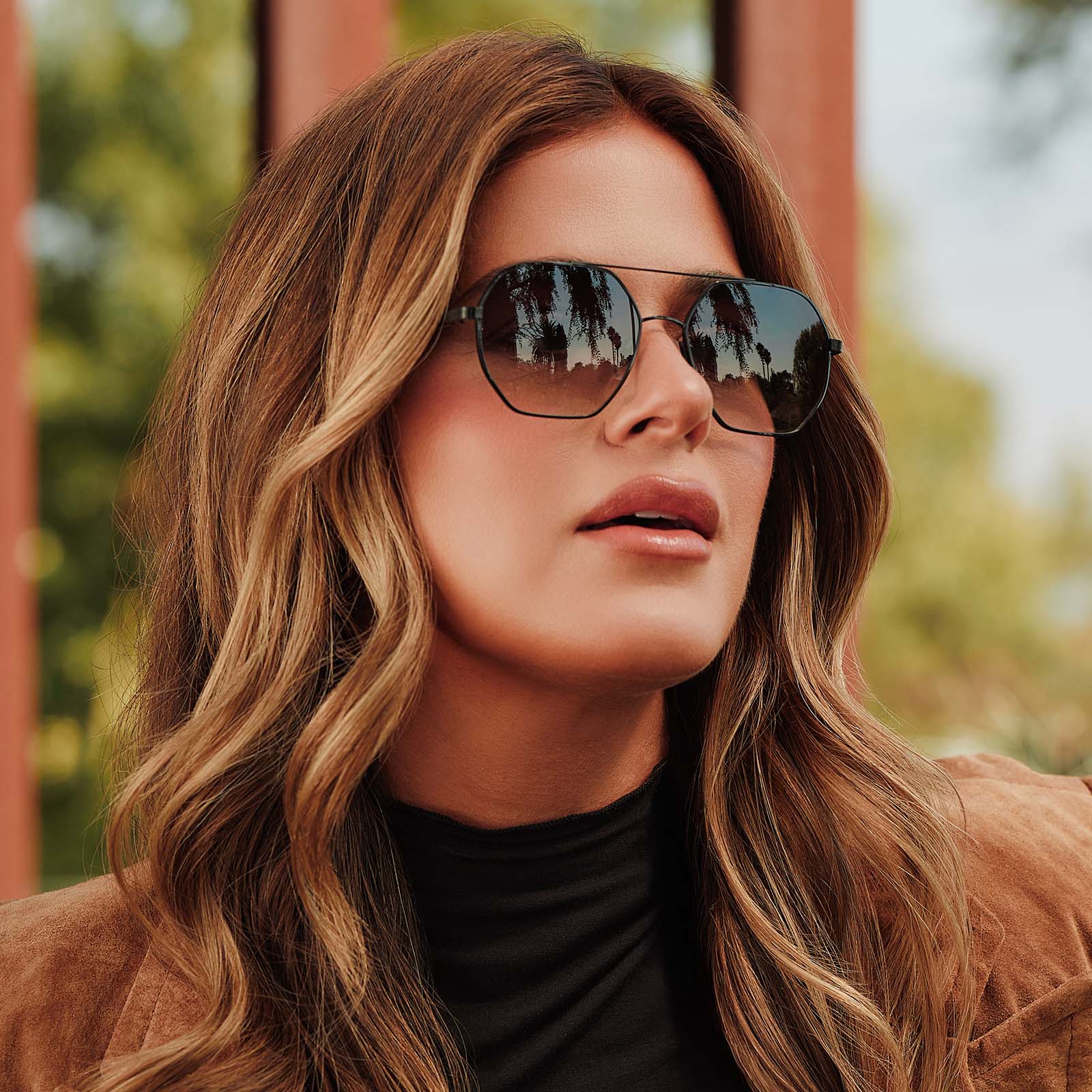 JOJO FLETCHER - JOELLE + BLACK + GREY GRADIENT + POLARIZED SUNGLASSES - Image 7