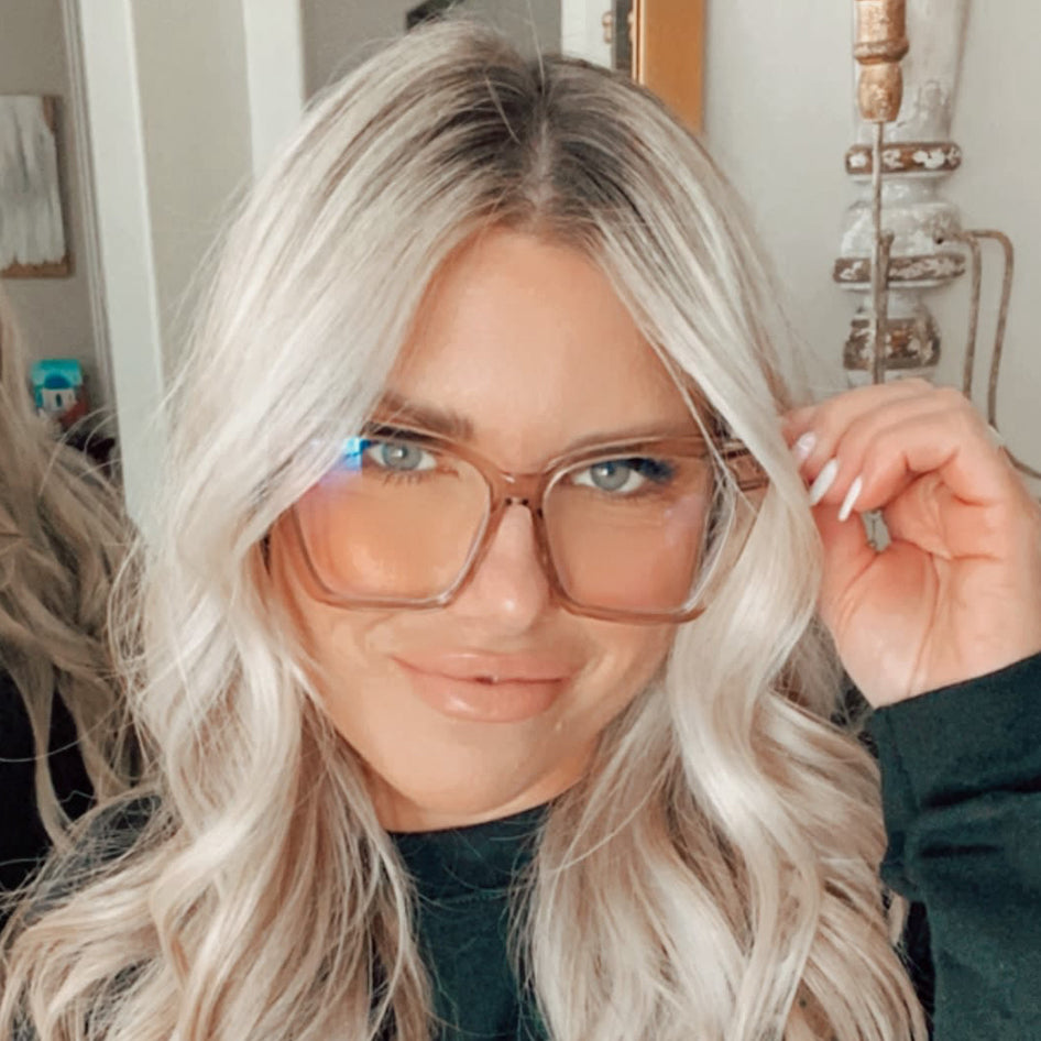 BECKY IV - VINTAGE CRYSTAL + BLUE LIGHT TECHNOLOGY GLASSES - Image 6