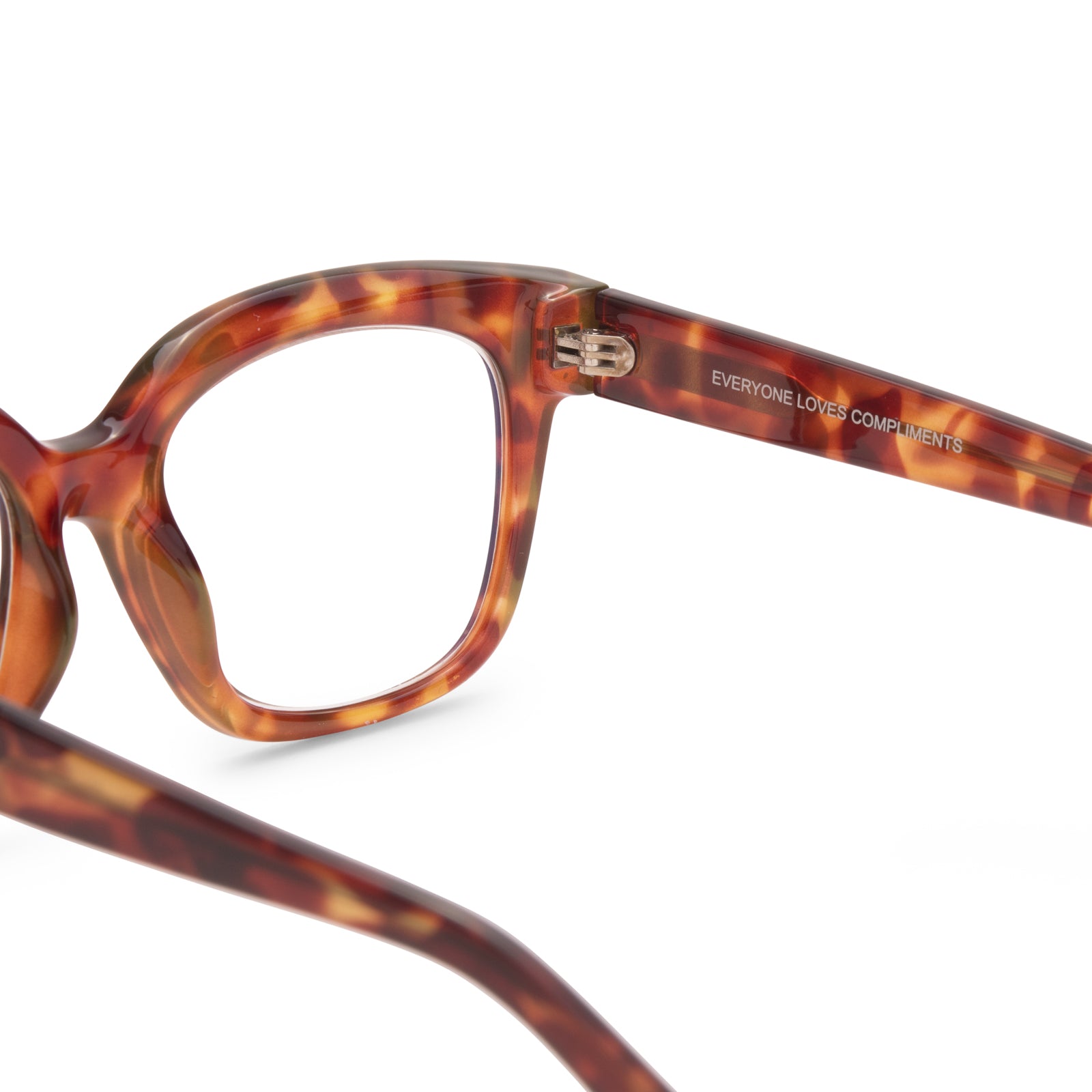 AVA - AMBER TORTOISE + BLUE LIGHT READERS - Image 3