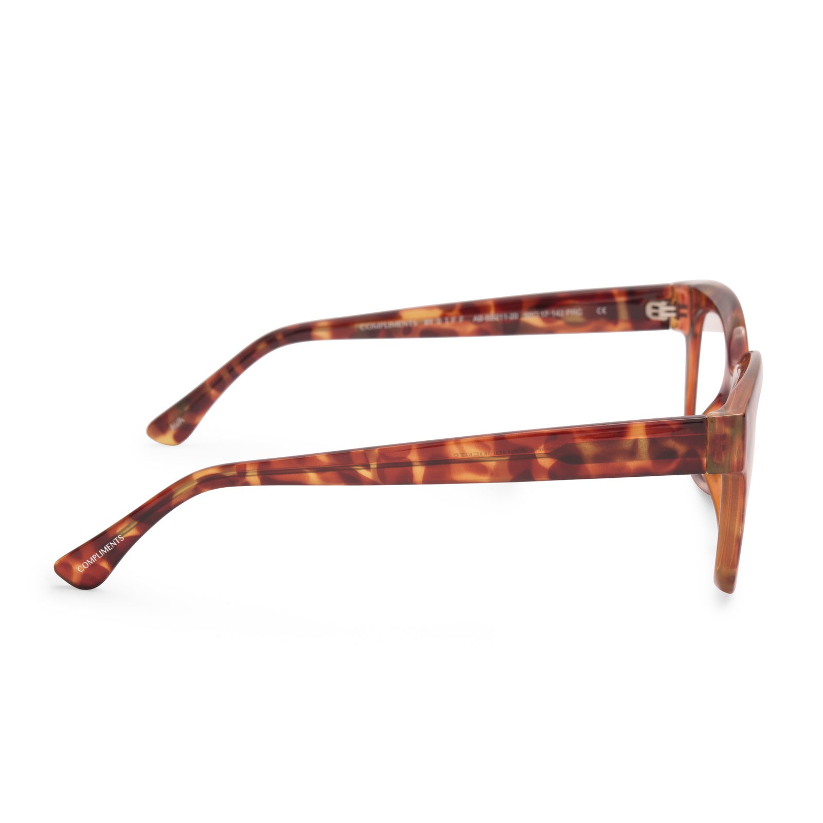 AVA - AMBER TORTOISE + BLUE LIGHT READERS - Image 4