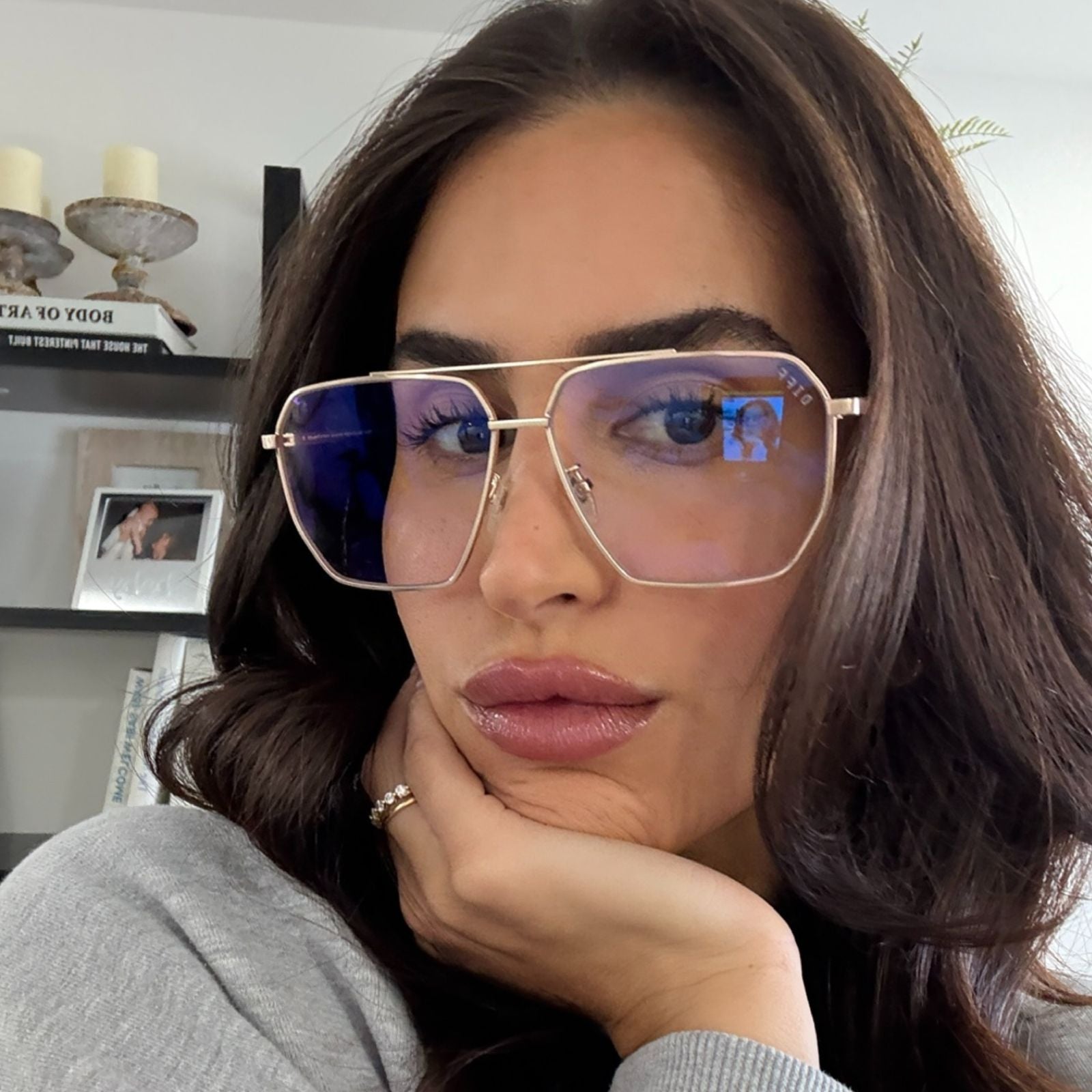 BERKELY - BRUSHED GOLD + GLASSES - Image 6