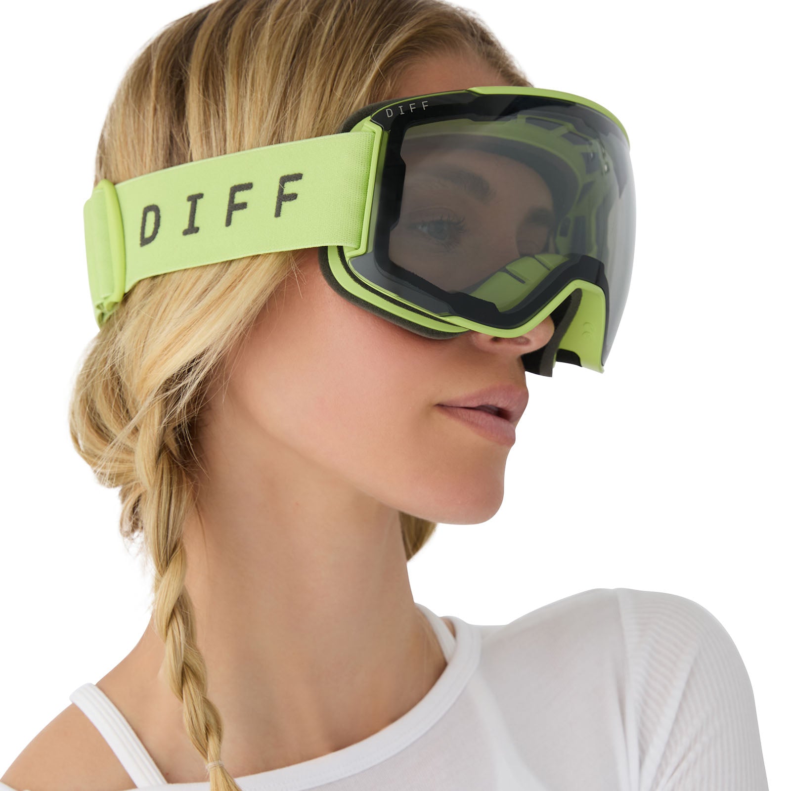 SNOW GOGGLES - ALPINE + LIME GREEN + SILVER MIRROR + POLARIZED GOGGLES & FREE GLACIER GREY LENS - Image 12