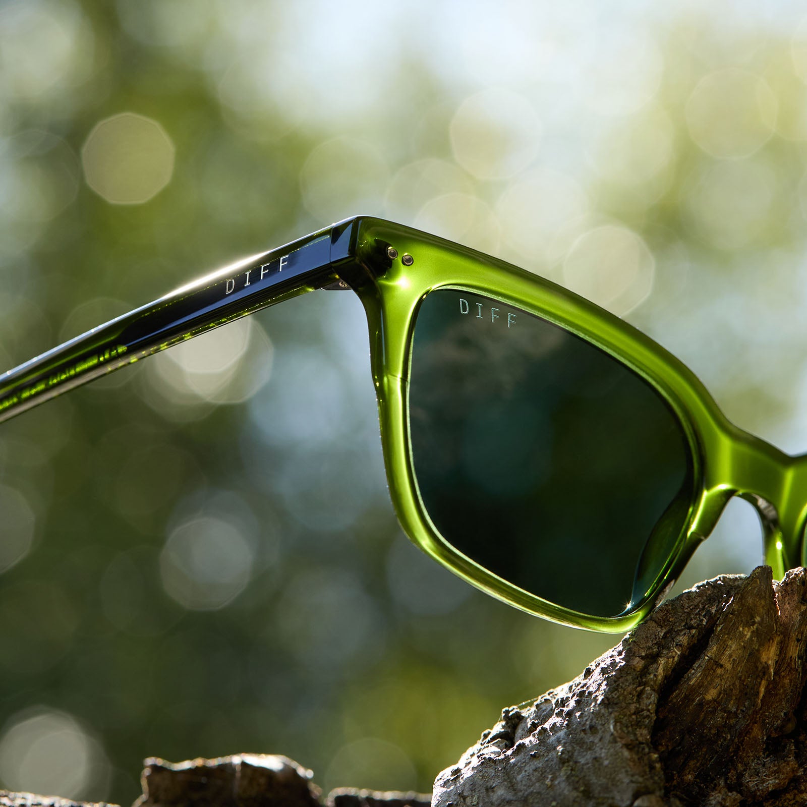 BILLIE - DARK OLIVE CRYSTAL + G15 + POLARIZED SUNGLASSES - Image 10