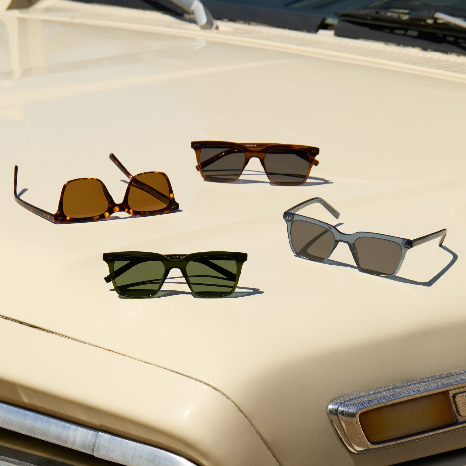 BILLIE - DARK OLIVE CRYSTAL + G15 + POLARIZED SUNGLASSES - Image 11