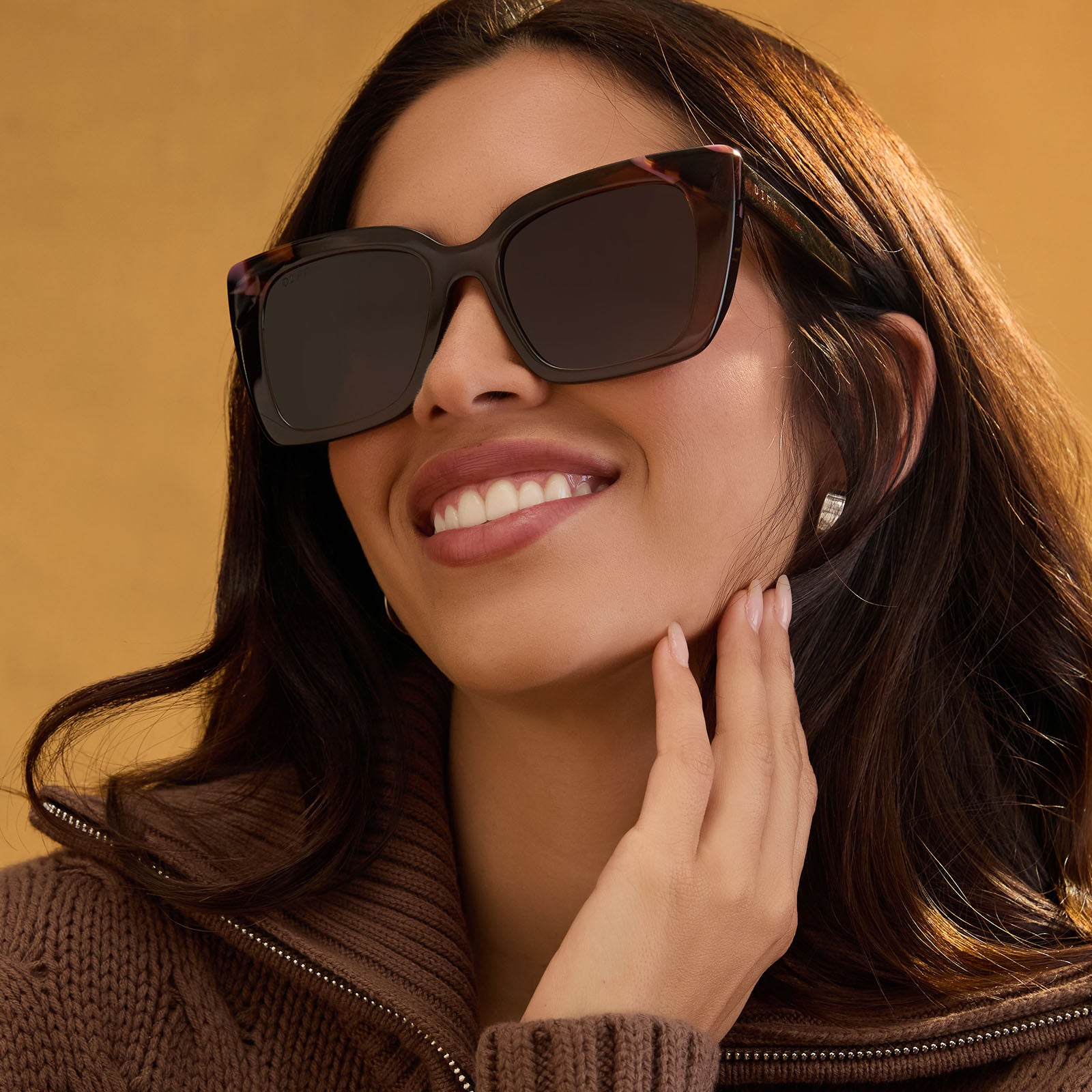 LIZZY - WHISKEY + TORINO TORTOISE + BROWN SUNGLASSES - Image 7