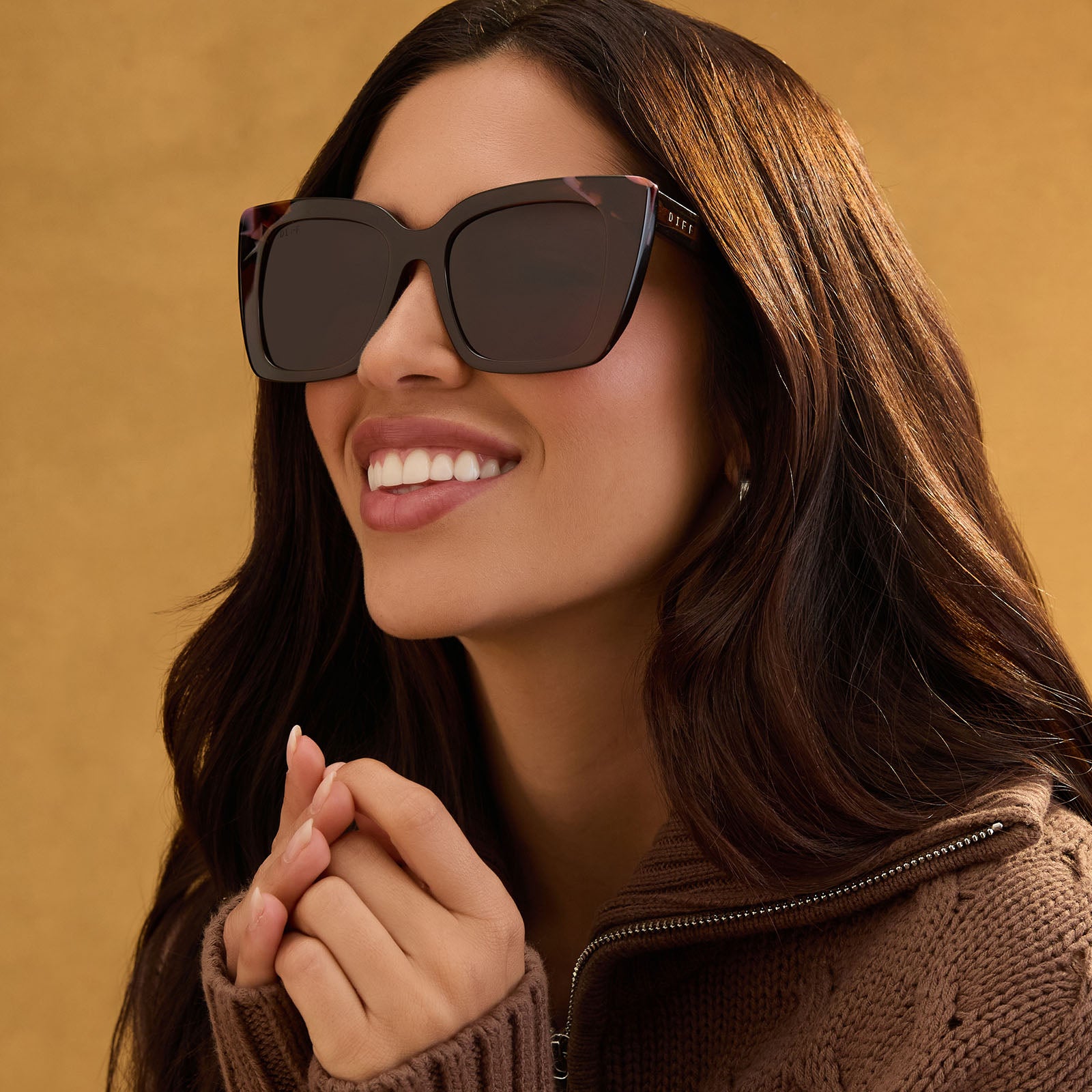 LIZZY - WHISKEY + TORINO TORTOISE + BROWN SUNGLASSES - Image 5