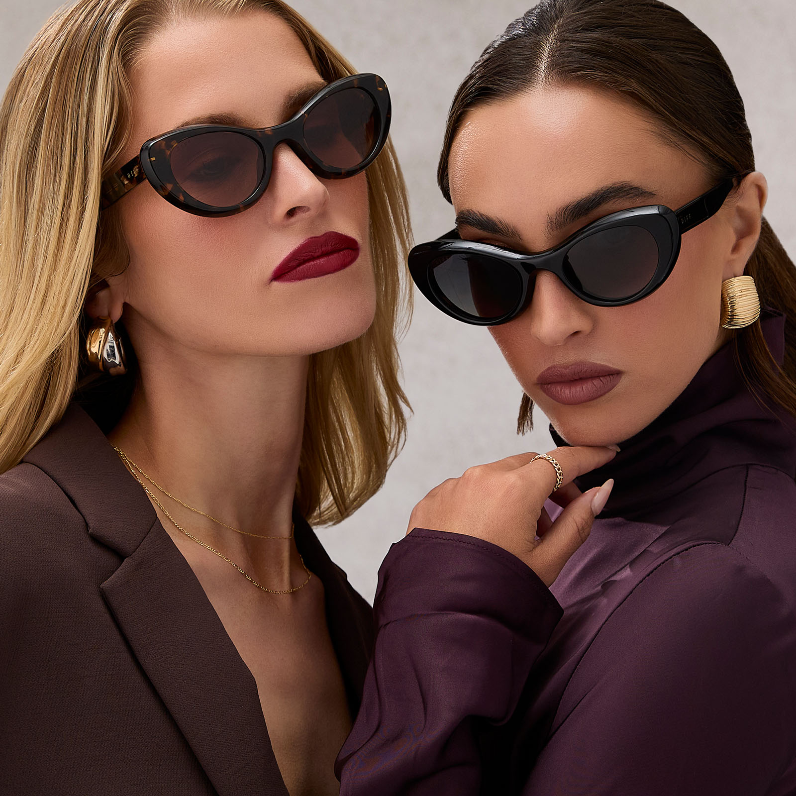ZARIA - BLACK + GREY GRADIENT + POLARIZED SUNGLASSES - Image 8