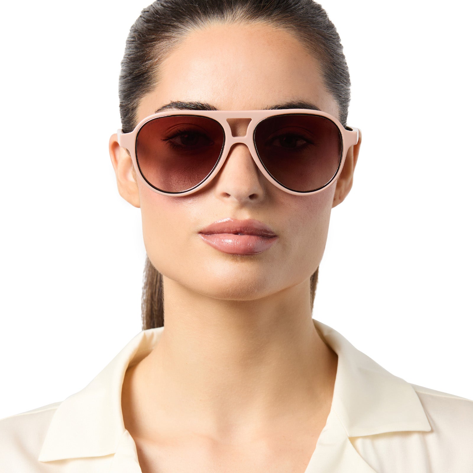 PIA - NUDE + BROWN GRADIENT + POLARIZED SUNGLASSES - Image 10