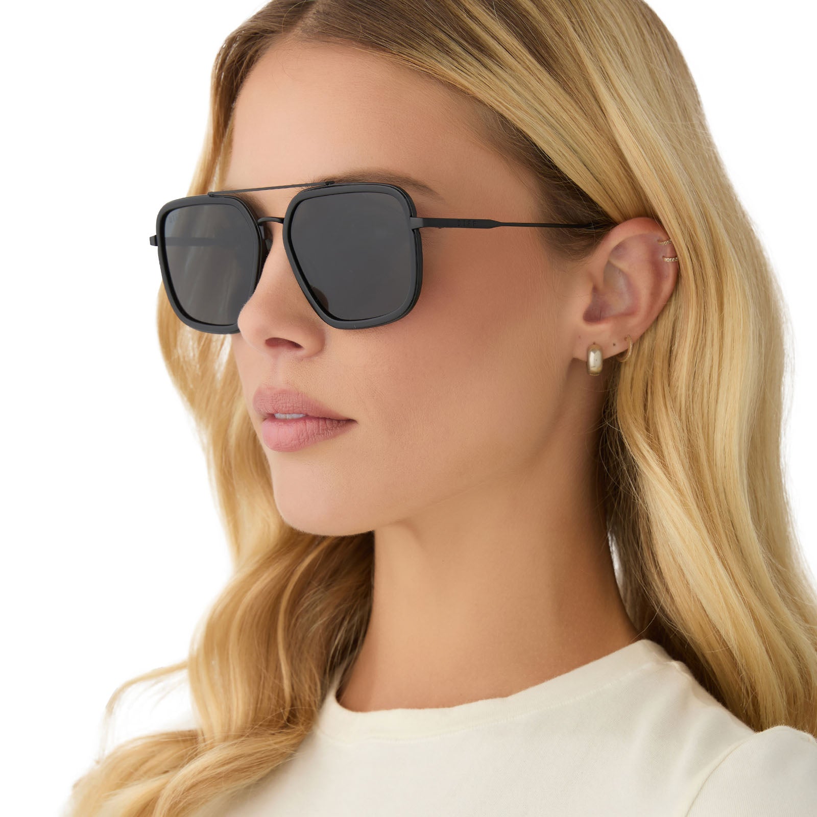 JORDAN - BLACK + GREY + POLARIZED SUNGLASSES - Image 10
