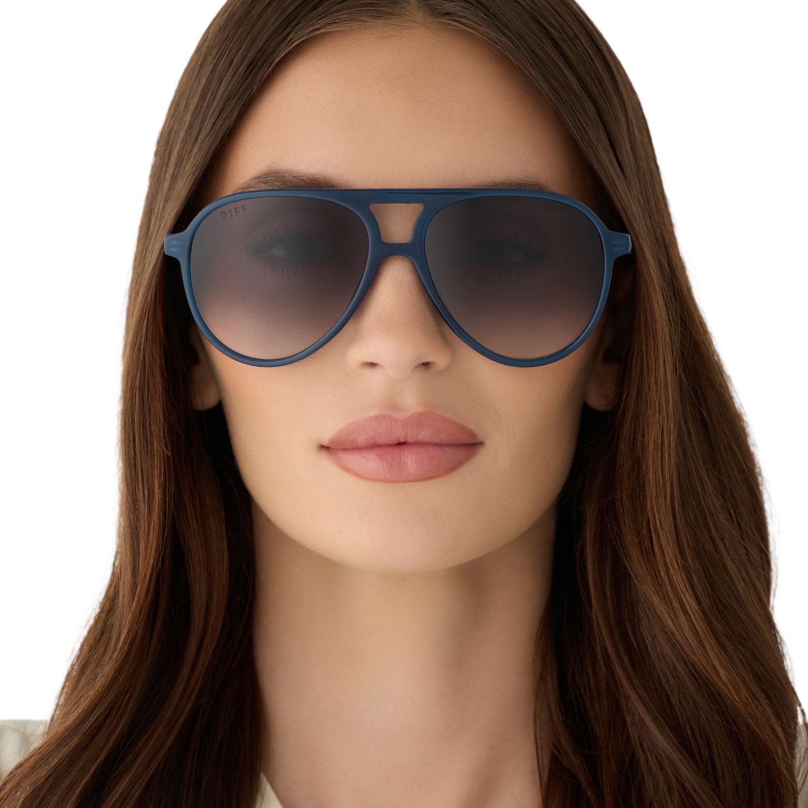 TOSCA II - CLUBHOUSE BLUE + GREY GRADIENT SUNGLASSES - Image 5