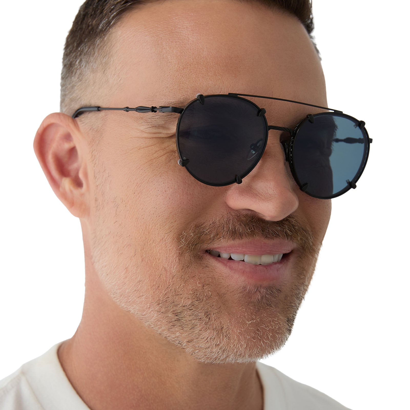 RAVENCLAW™ - SCHOLARLY MATTE BLACK + TWILIGHT BLUE SUNGLASSES - Image 12