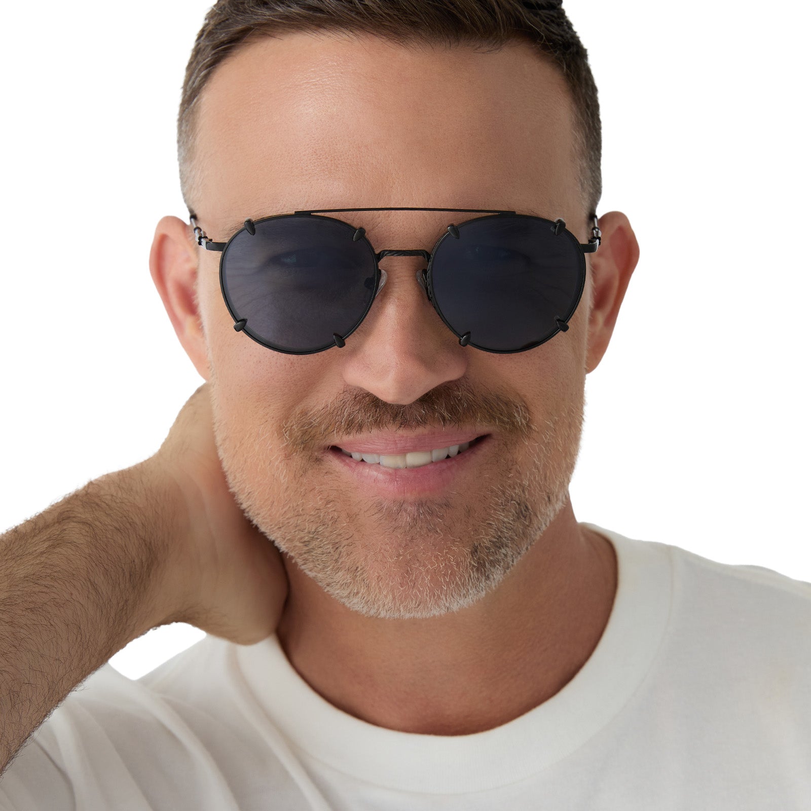 RAVENCLAW™ - SCHOLARLY MATTE BLACK + TWILIGHT BLUE SUNGLASSES - Image 11