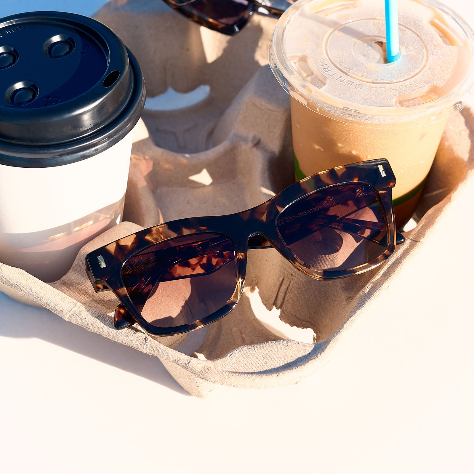 BRADLEY - ESPRESSO TORTOISE + BROWN GRADIENT + POLARIZED SUNGLASSES - Image 13