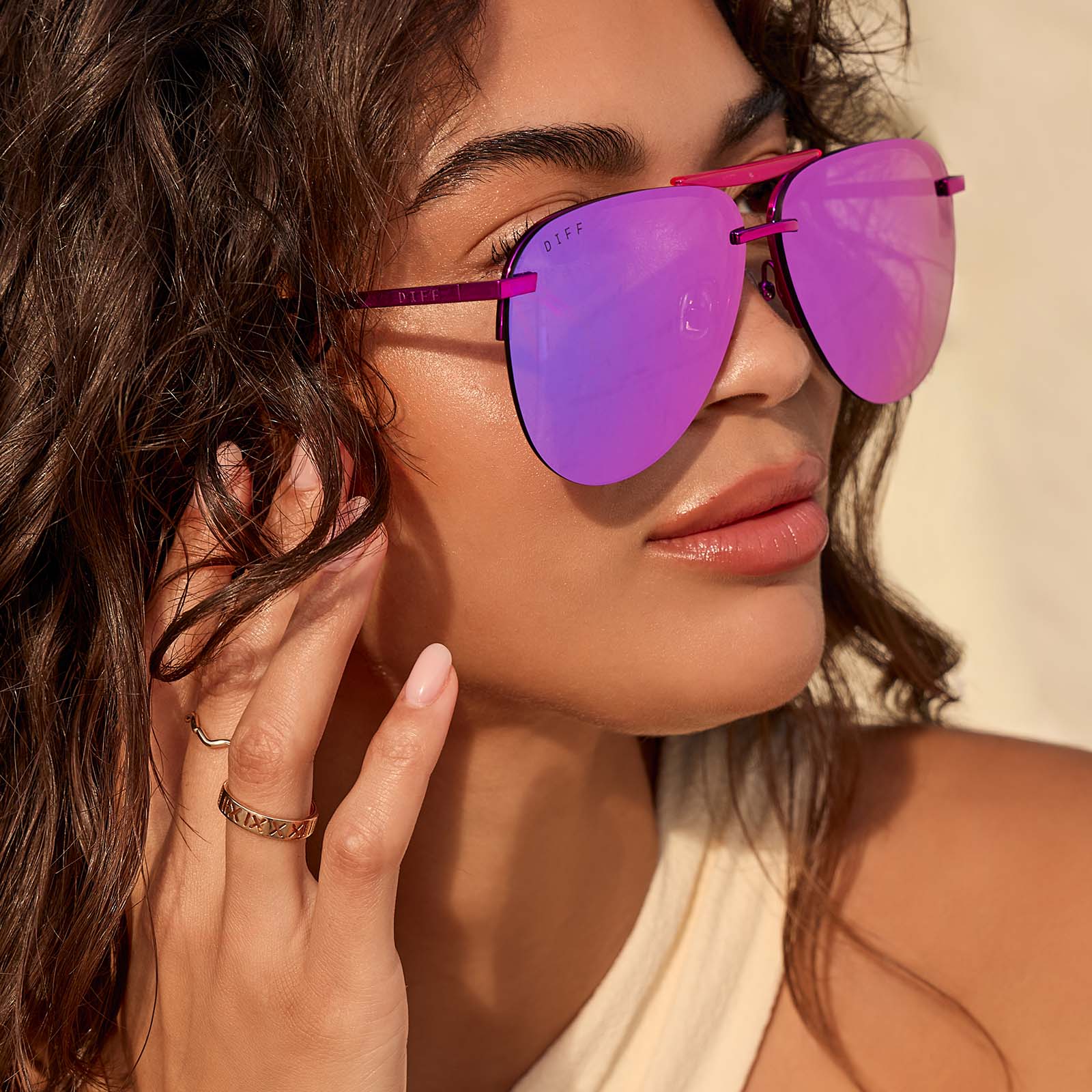 TAHOE - PINK RUSH METALLIC + PINK RUSH MIRROR SUNGLASSES - Image 5