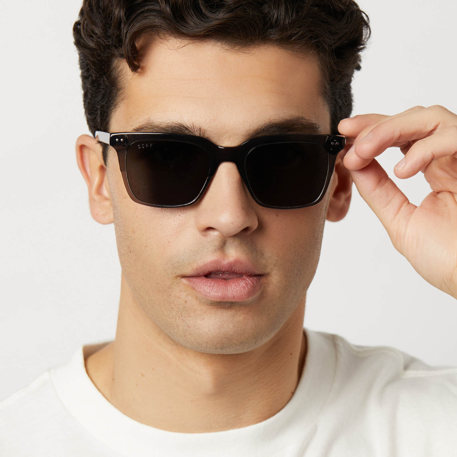 BILLIE - BLACK SMOKE CRYSTAL + GREY + POLARIZED SUNGLASSES - Image 8