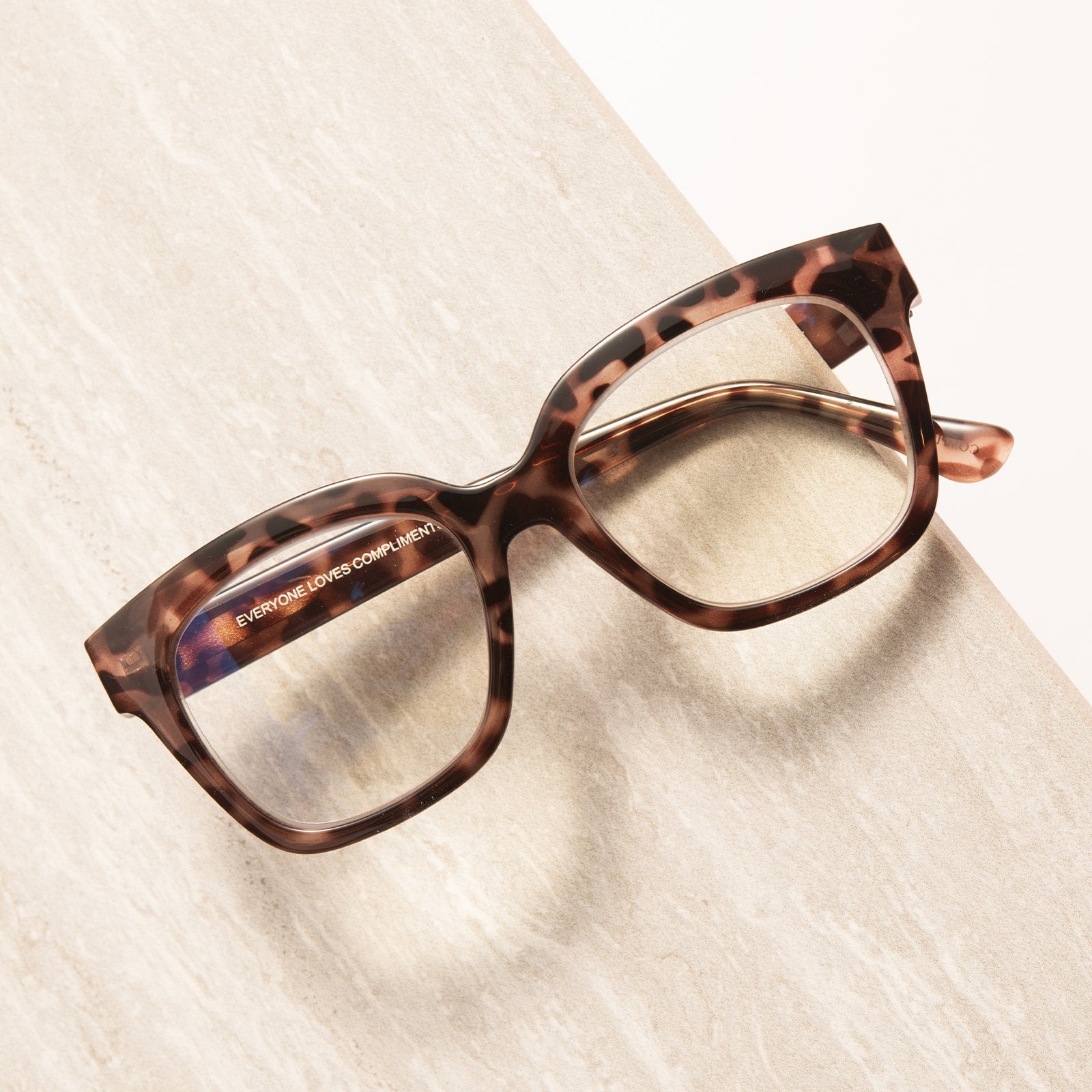 AVA - BEIGE TORTOISE + BLUE LIGHT READERS - Image 5