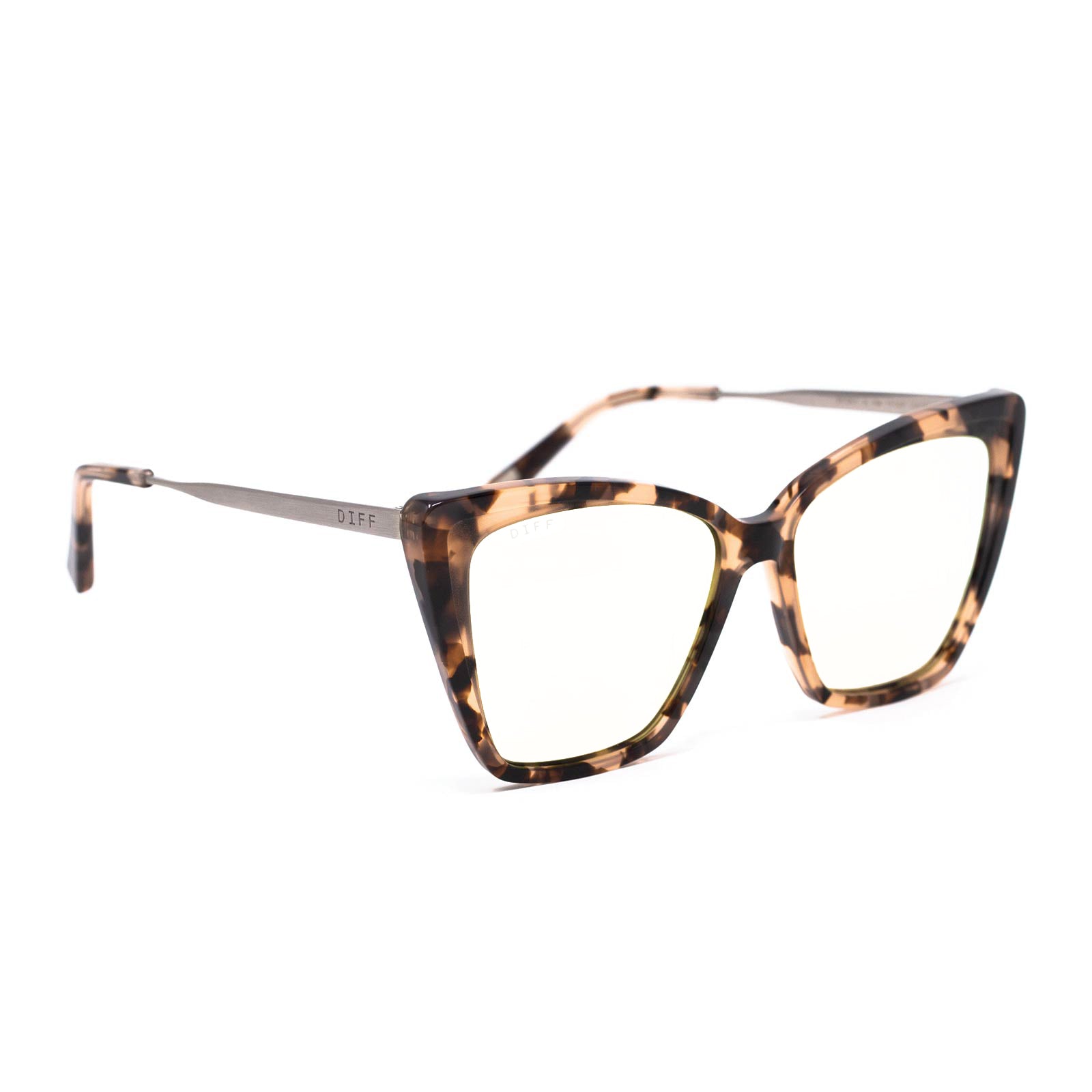 BECKY II - HIMALAYAN TORTOISE + BLUE LIGHT TECHNOLOGY GLASSES - Image 2