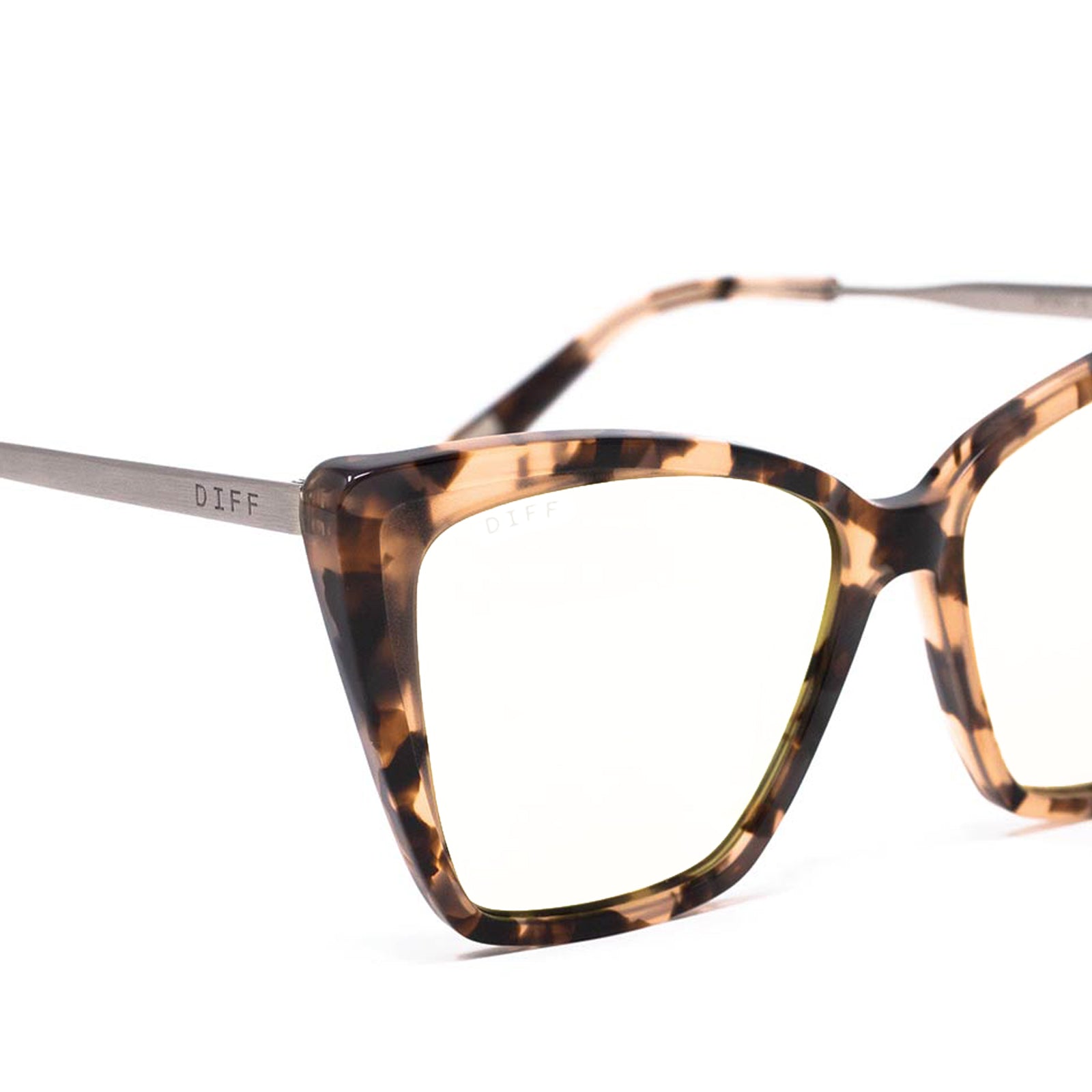 BECKY II - HIMALAYAN TORTOISE + BLUE LIGHT TECHNOLOGY GLASSES - Image 4