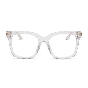BELLA - CLEAR CRYSTAL + GOLD + GLASSES