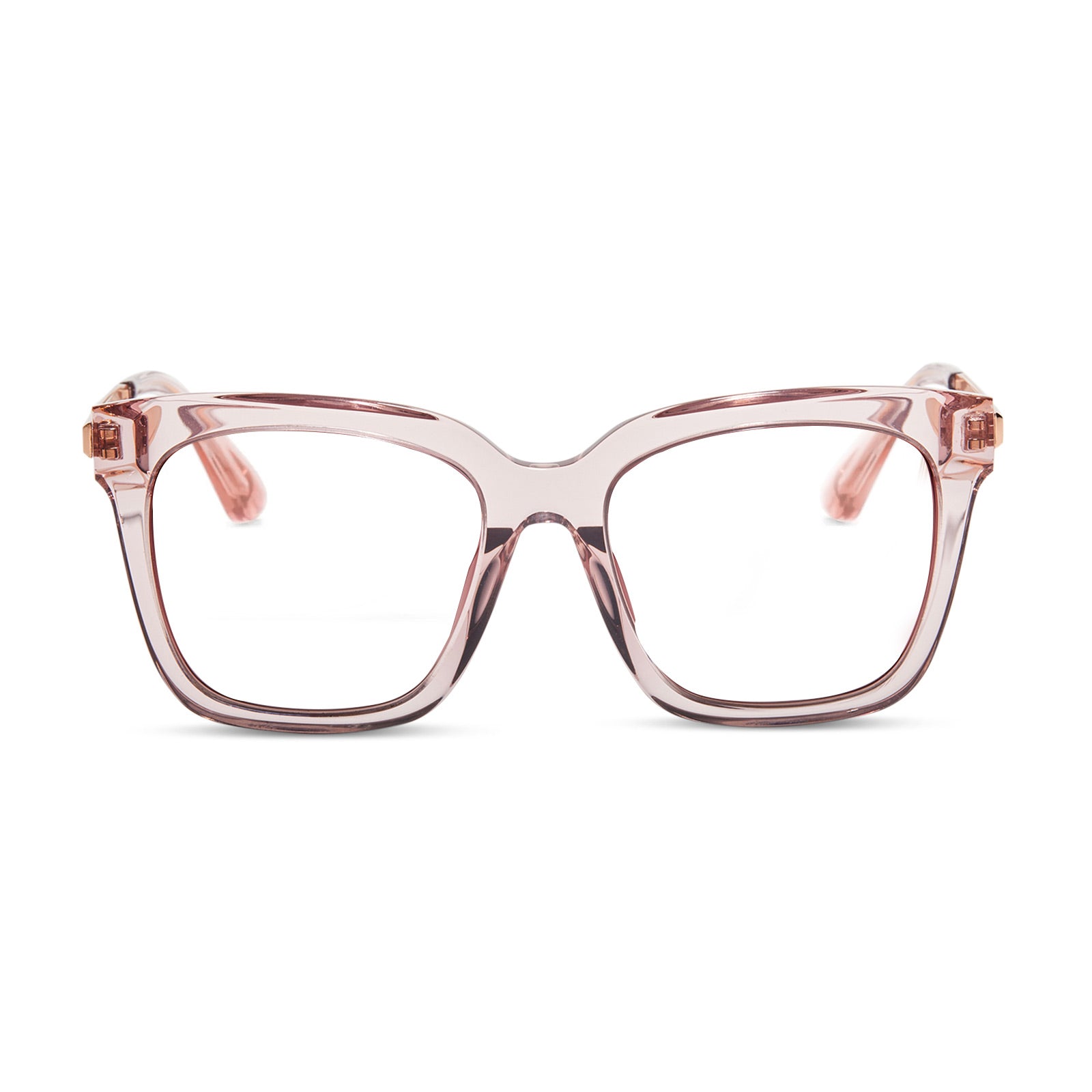 BELLA - LIGHT PINK CRYSTAL + GLASSES
