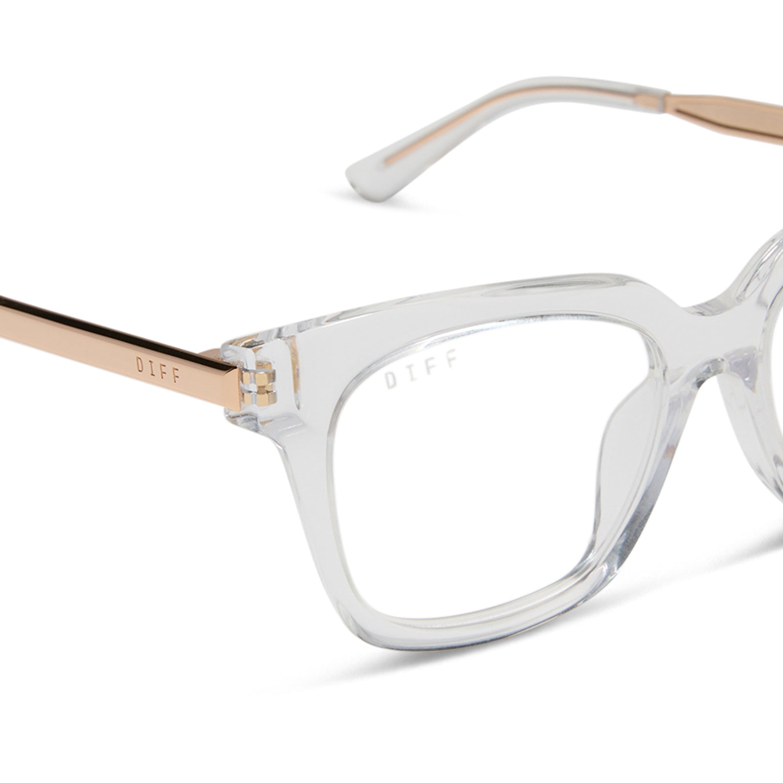 BELLA XS - CLEAR CRYSTAL + GOLD + GLASSES - Image 4