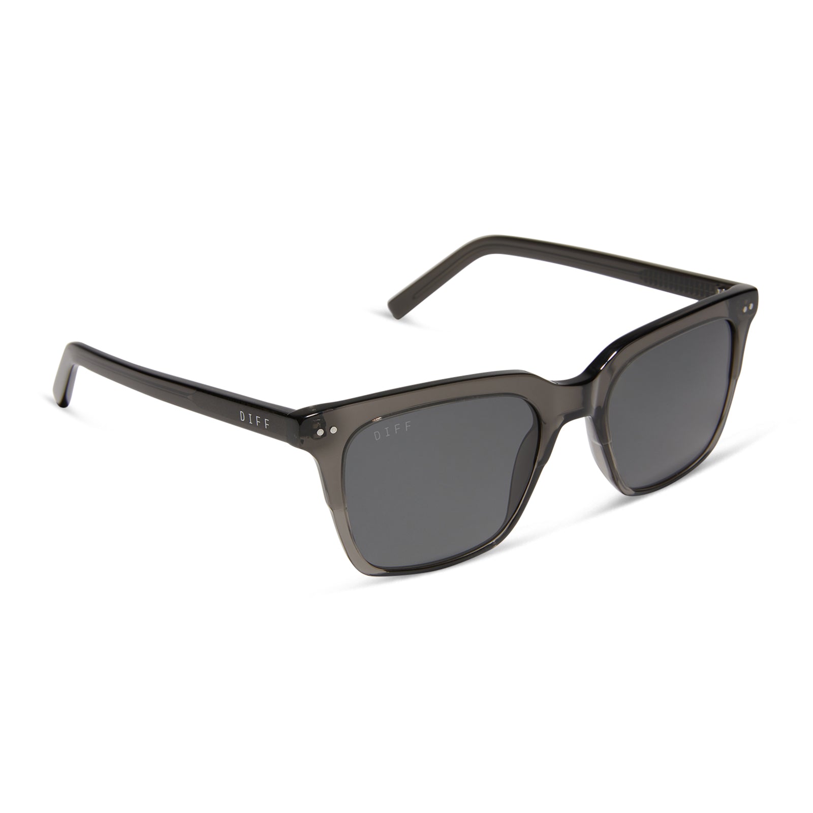 BILLIE - BLACK SMOKE CRYSTAL + GREY + POLARIZED SUNGLASSES - Image 2