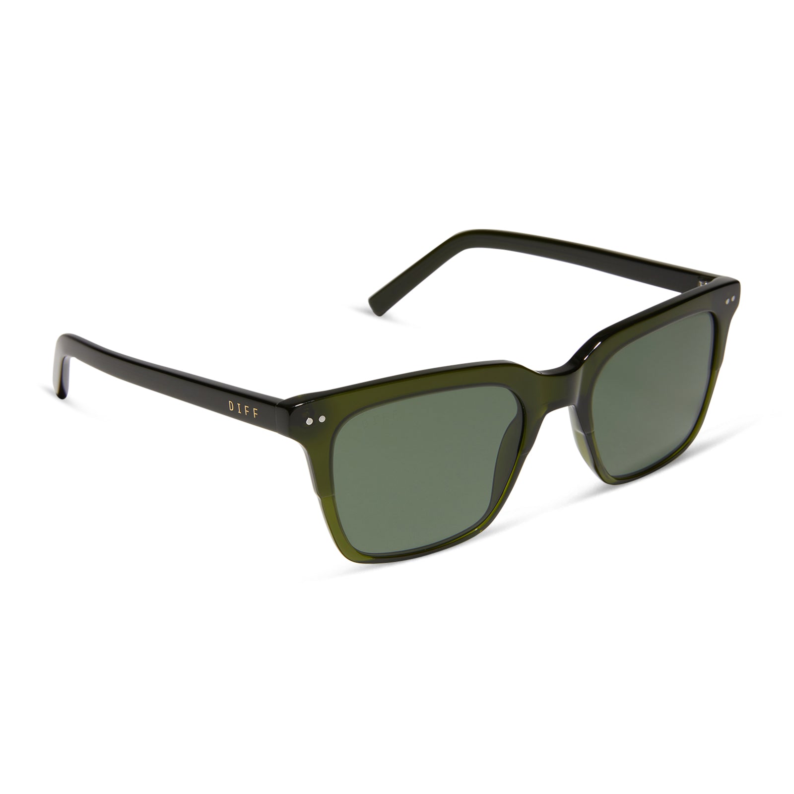 BILLIE - DARK OLIVE CRYSTAL + G15 + POLARIZED SUNGLASSES - Image 2