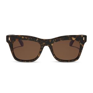 BRADLEY - GLITTER TORTOISE + BROWN + POLARIZED SUNGLASSES