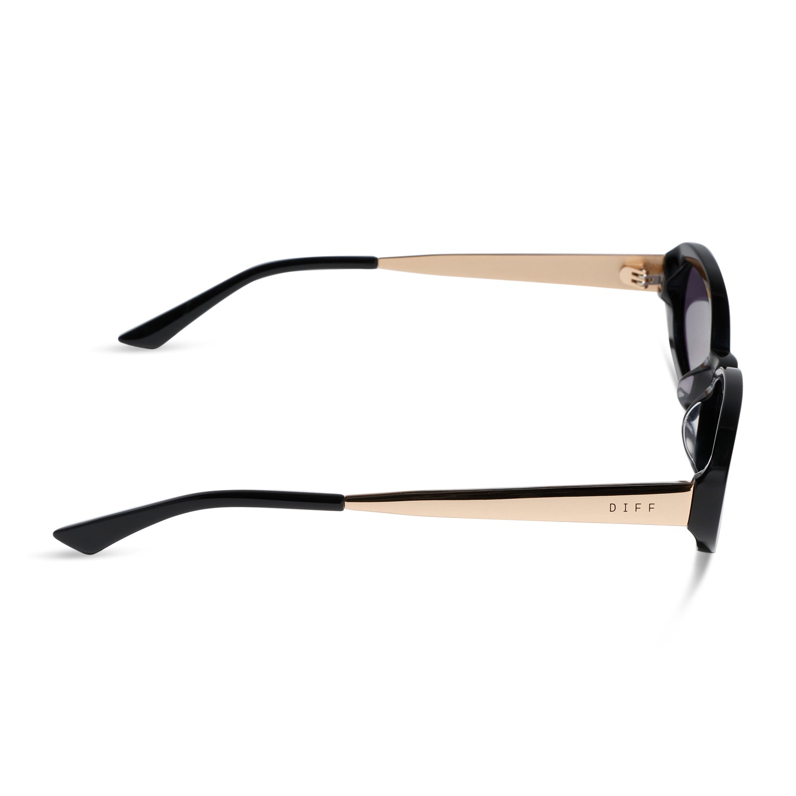 NANCY - BLACK + GREY + POLARIZED SUNGLASSES - Image 3