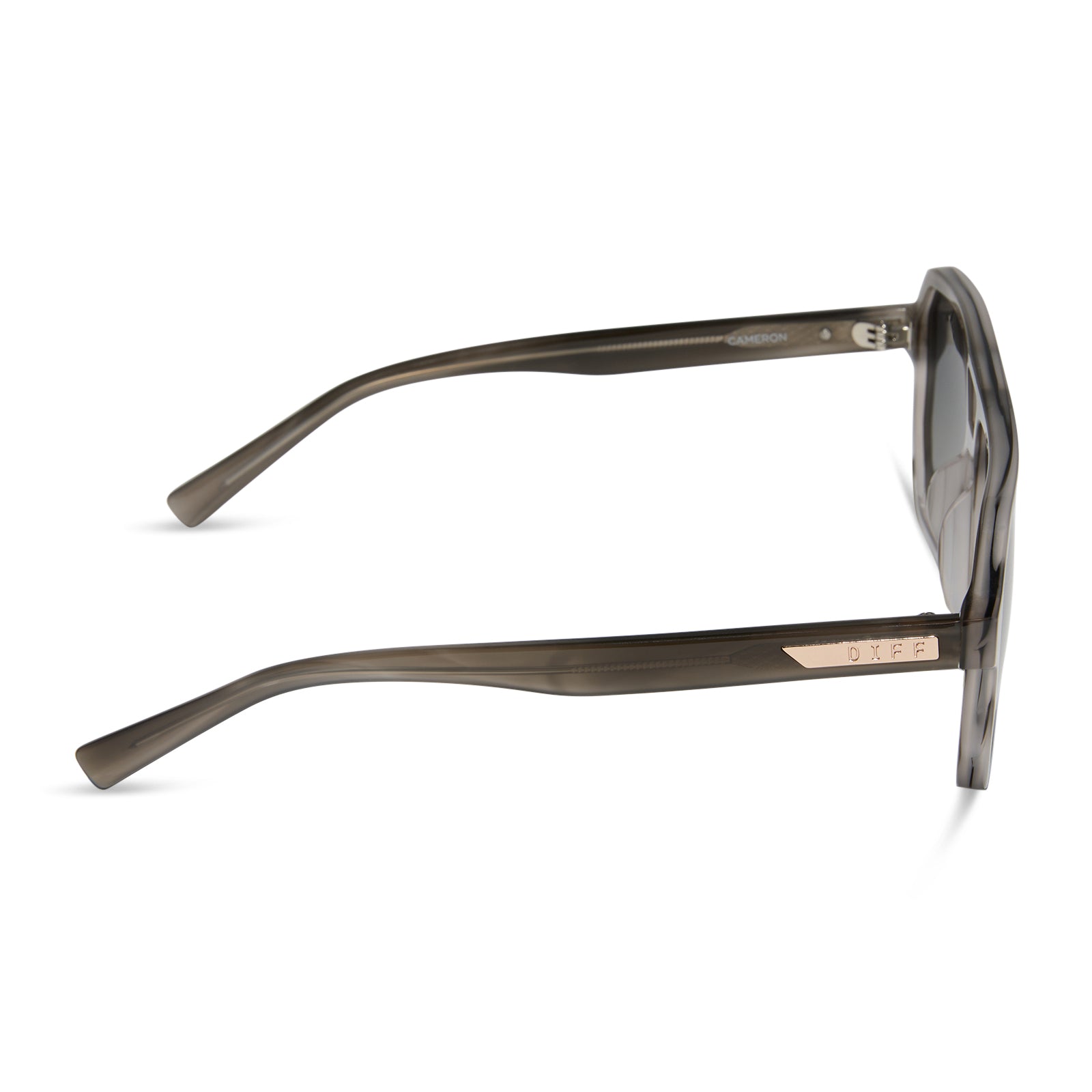 CAMERON - SMOKE MARBLE + GREY GRADIENT + POLARIZED SUNGLASSES - Image 3