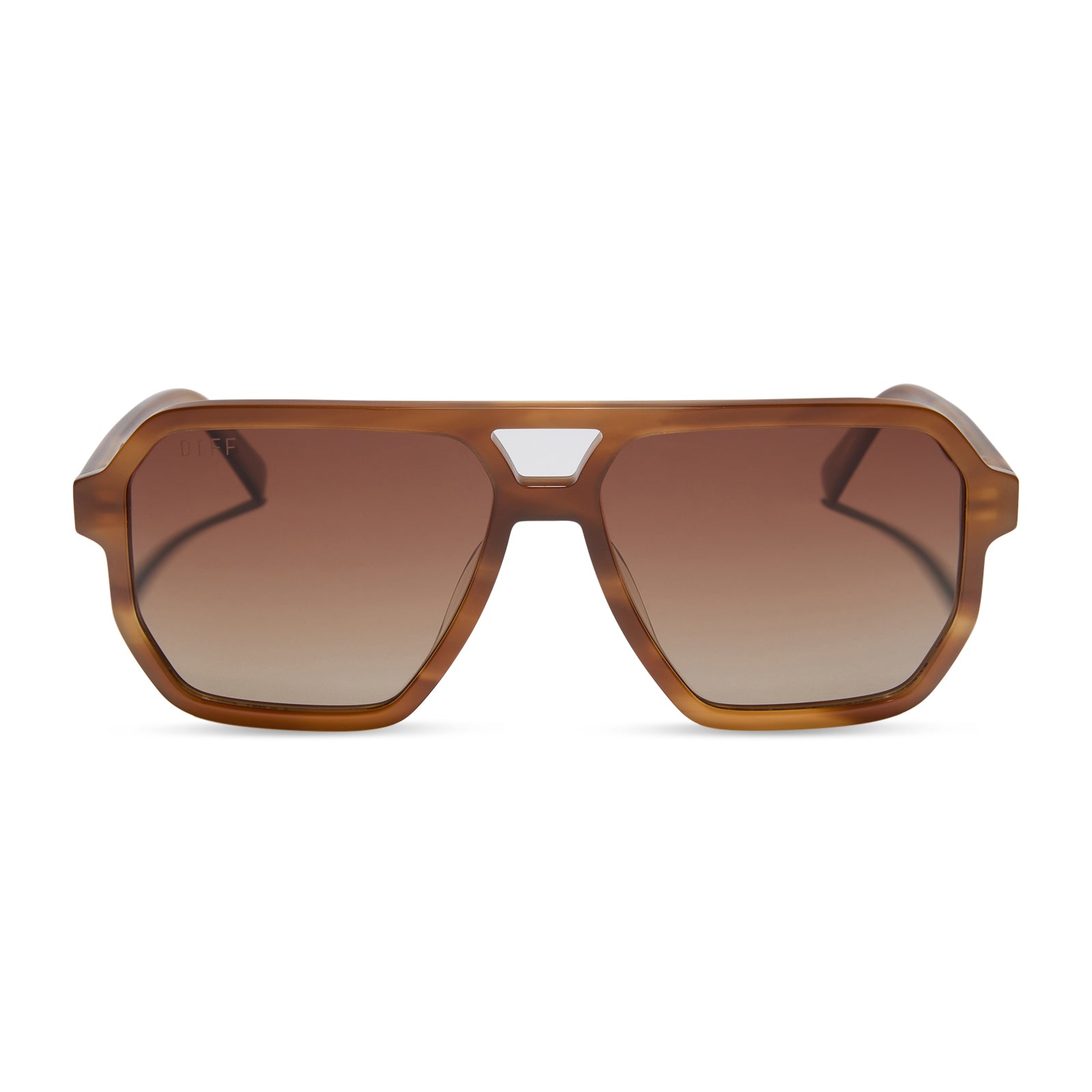 CAMERON - TAWNY TORTOISE + BROWN GRADIENT + POLARIZED SUNGLASSES
