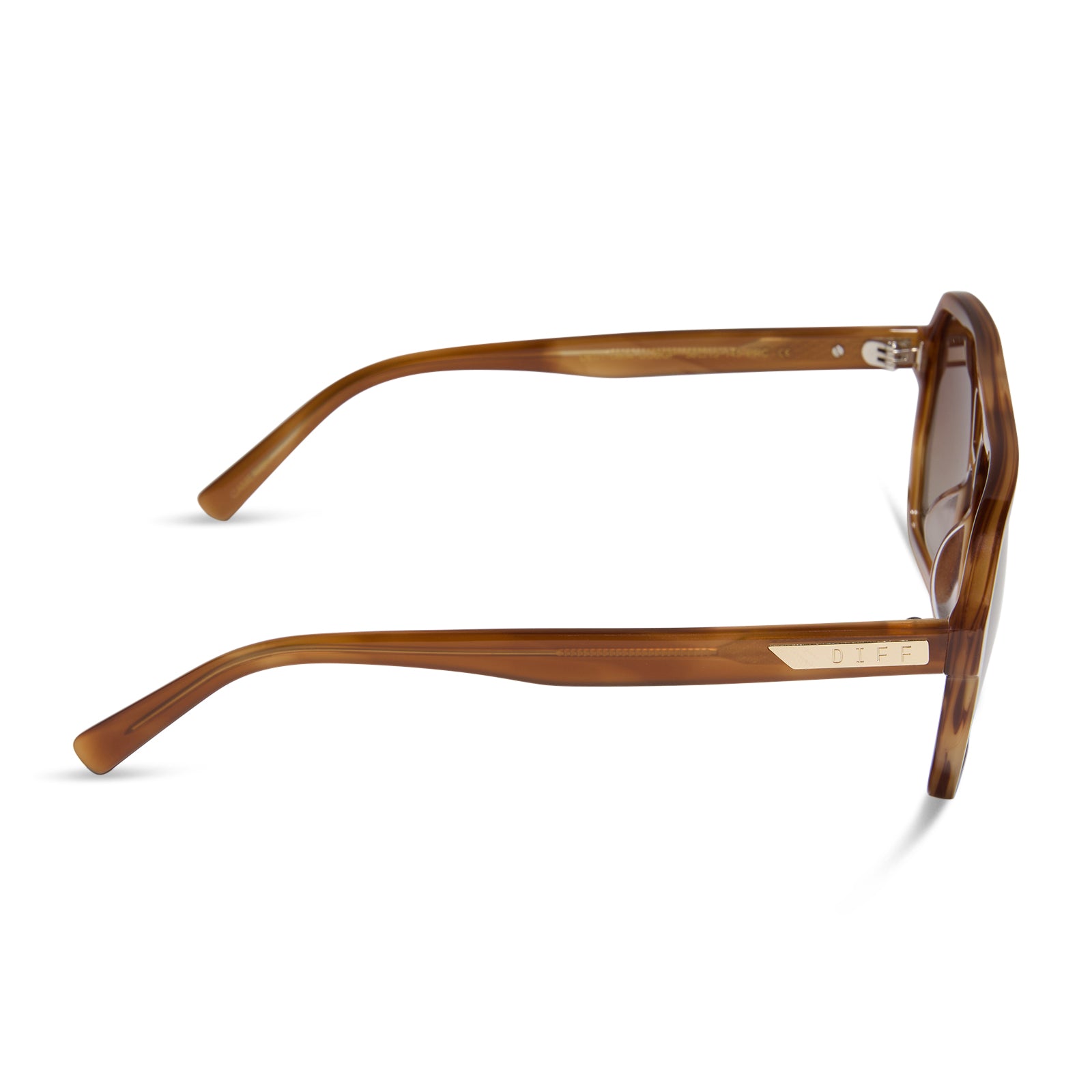 CAMERON - TAWNY TORTOISE + BROWN GRADIENT + POLARIZED SUNGLASSES - Image 3