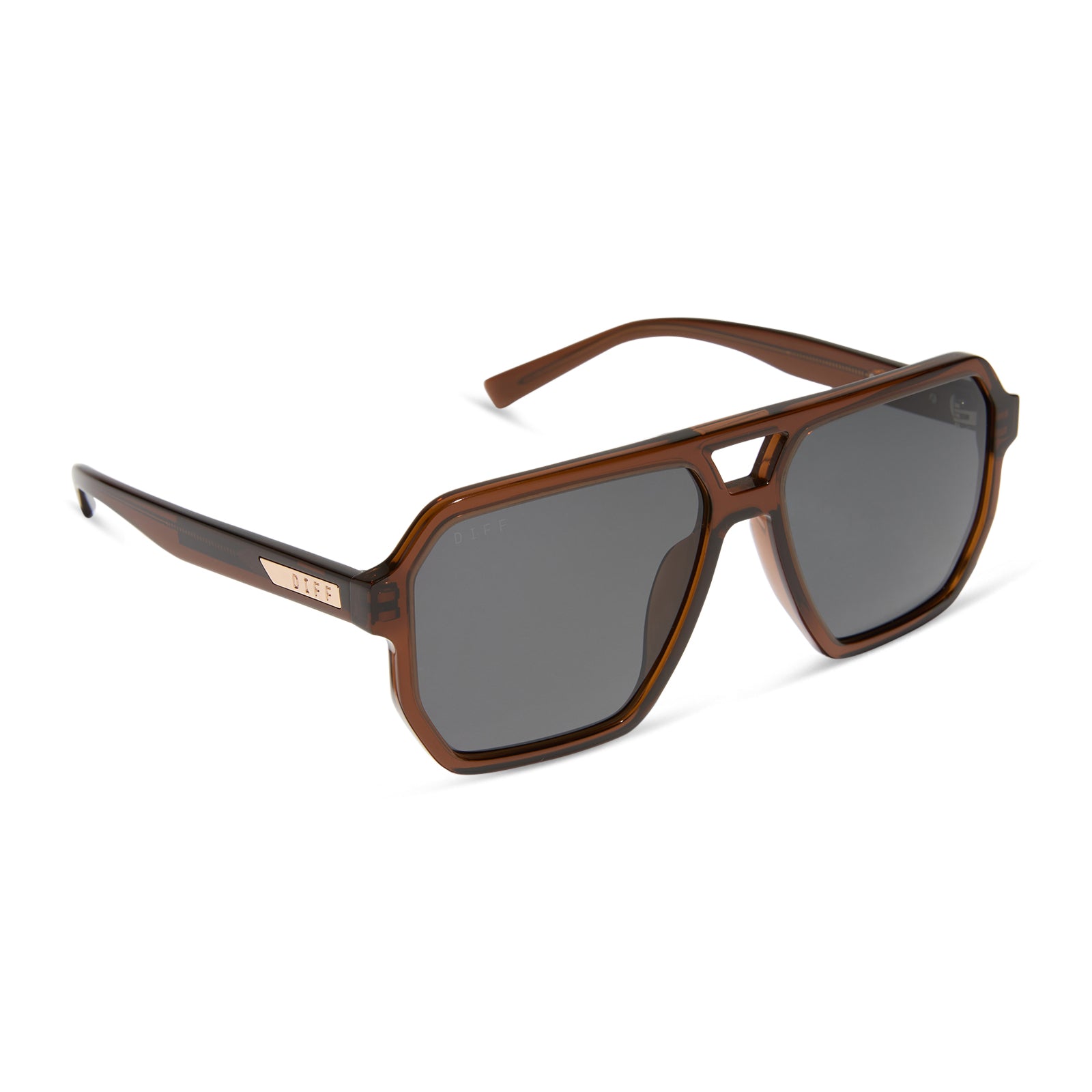CAMERON - WHISKEY + GREY + POLARIZED SUNGLASSES - Image 2