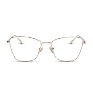 CONNIE - GOLD + GLASSES