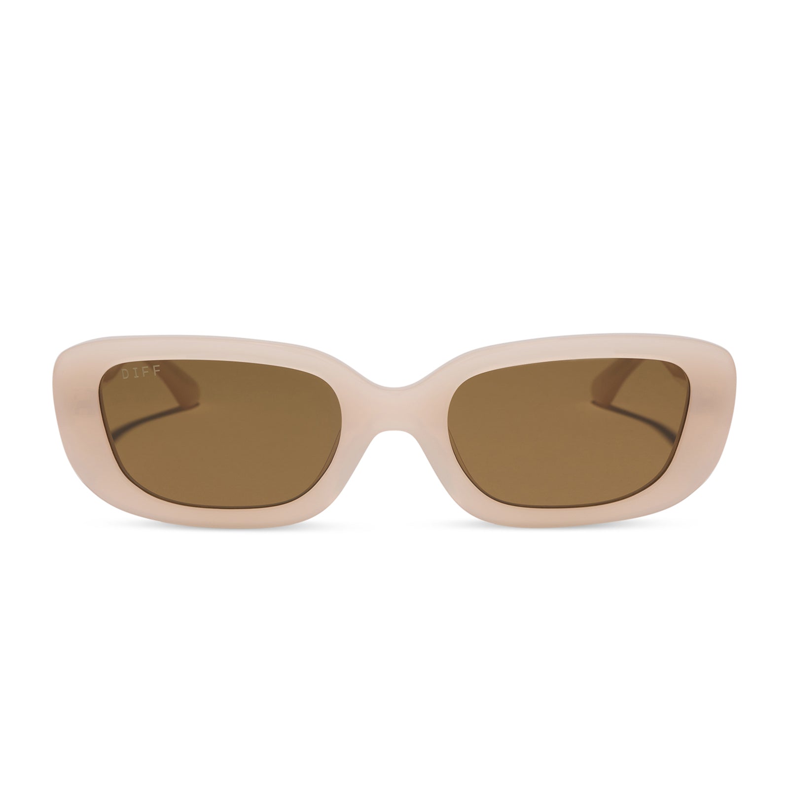 DAPHNE II - MILKY BLUSH + BROWN + POLARIZED SUNGLASSES - Image 2