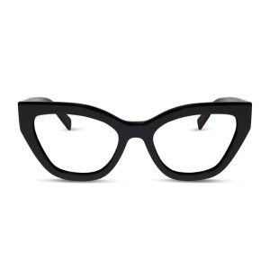 EMILY - BLACK + GLASSES