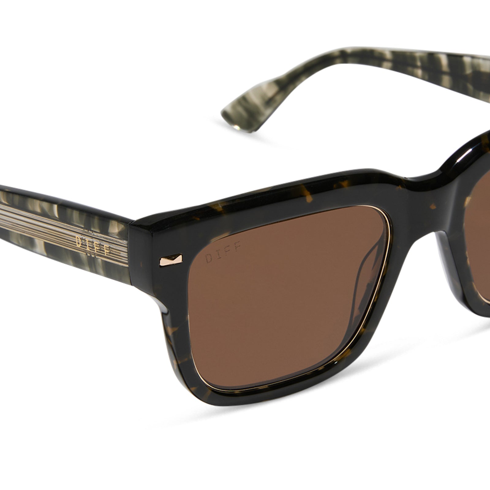 ALFIE - TRUFFLE TORTOISE + DEEP BROWN SUNGLASSES - Image 4
