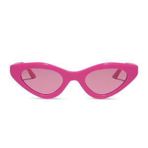 EMILY CAT EYE - PARISIAN PINK + MACARON PINK SUNGLASSES
