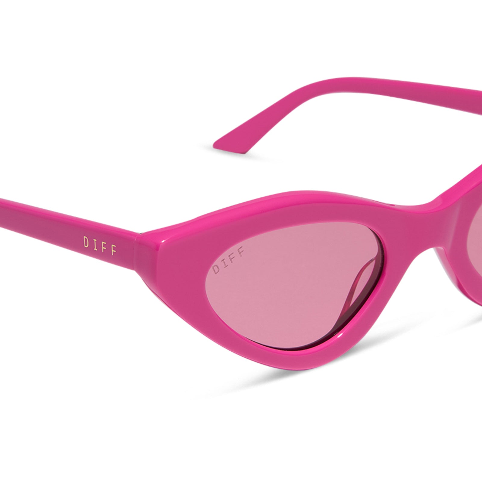 EMILY CAT EYE - PARISIAN PINK + MACARON PINK SUNGLASSES - Image 4