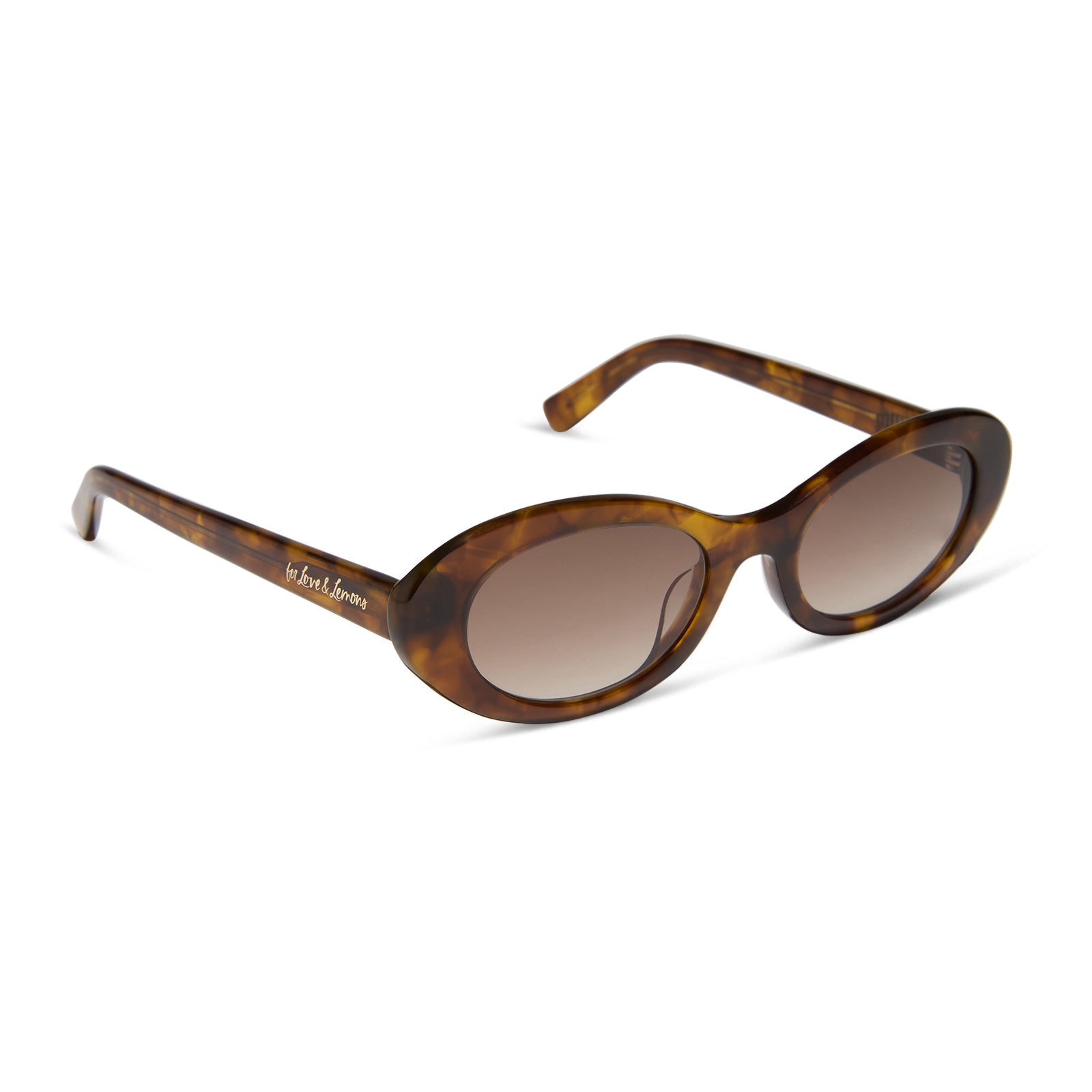 SABRINA - HONEY TORTOISE + BROWN GRADIENT SUNGLASSES - Image 2