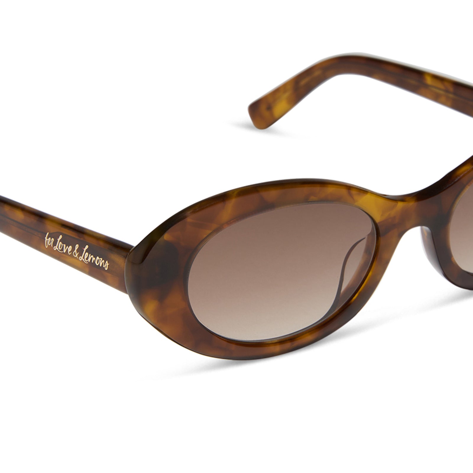 SABRINA - HONEY TORTOISE + BROWN GRADIENT SUNGLASSES - Image 4